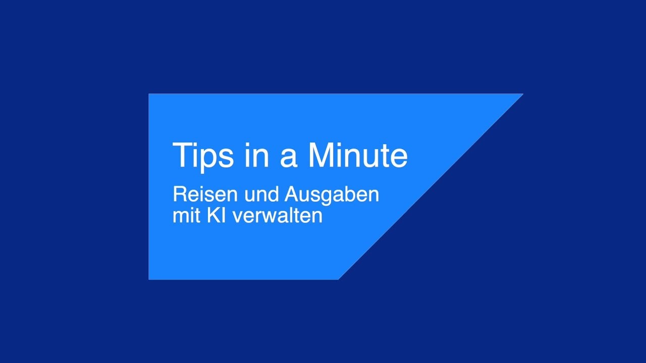 <span>Tips in a Minute: T&E-Verwaltung mit KI</span>

