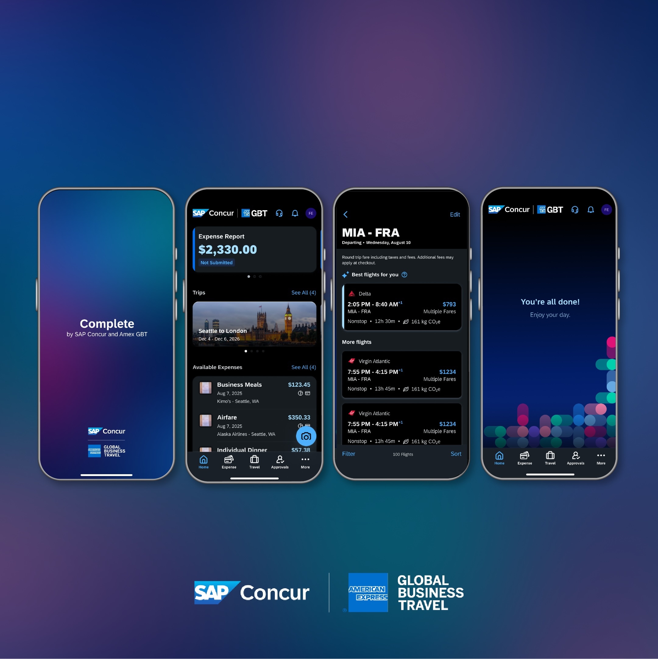 SAP Concur und Amex GBT gehen strategische Allianz ein