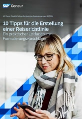 10 Tipps für die Erstellung einer Reisekostenrichtlinie