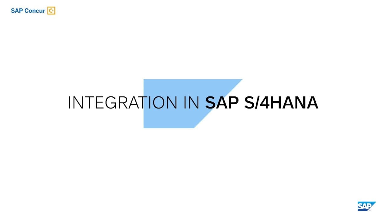 <span>SAP Concur & S/4HANA Integration: Straffe Prozesse, Daten automatisch</span>

