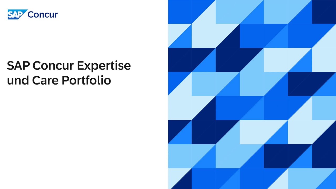 In dieser Webinar-Aufzeichnung erhalten Sie eine Übersicht zu den Expertise and Care Services von SAP Concur.