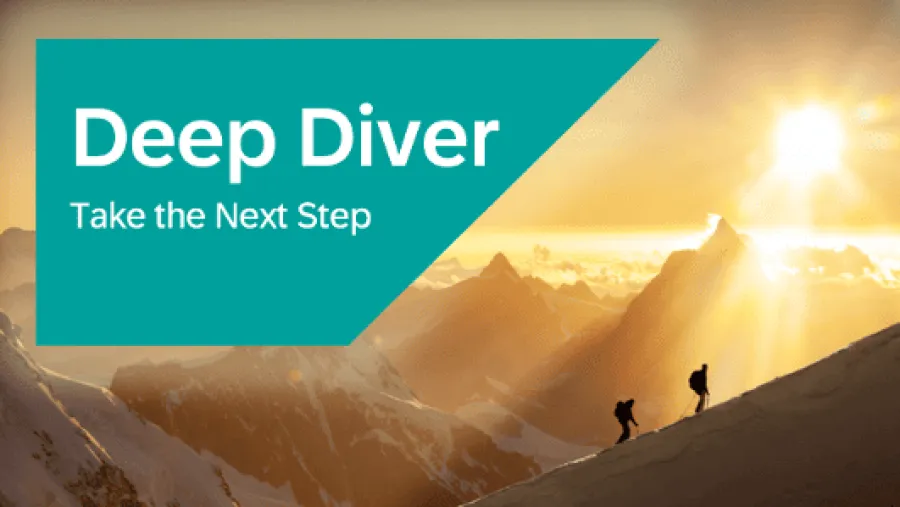 Grafische Übersicht zum Deep-Diver-Lernpfad für Fortgeschrittene bei der SAP Concur Summer School 2026.