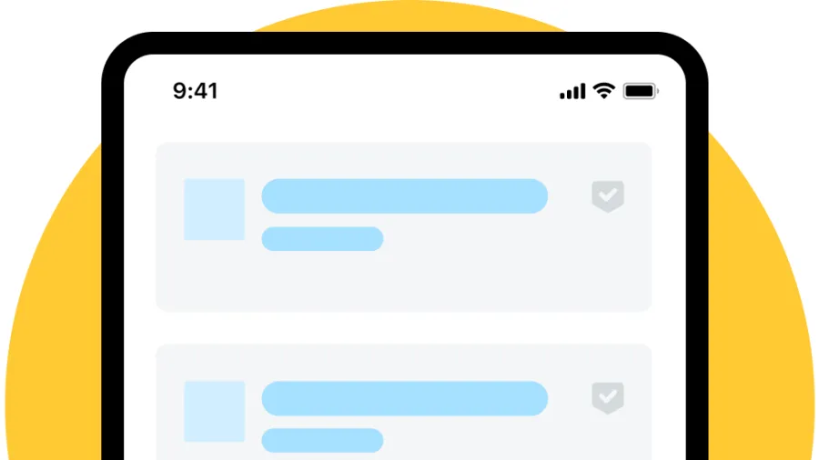 graphic of app