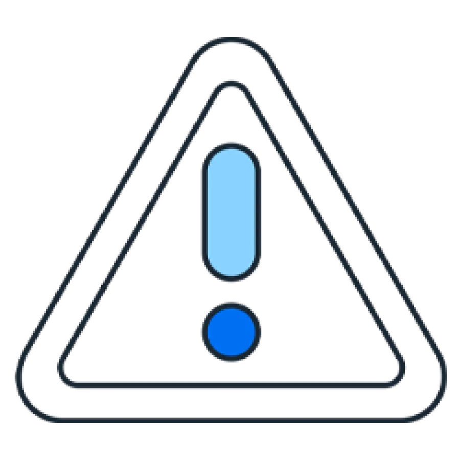 Icon für Fokus auf risikoreiche Themen und automatisierte Audits.