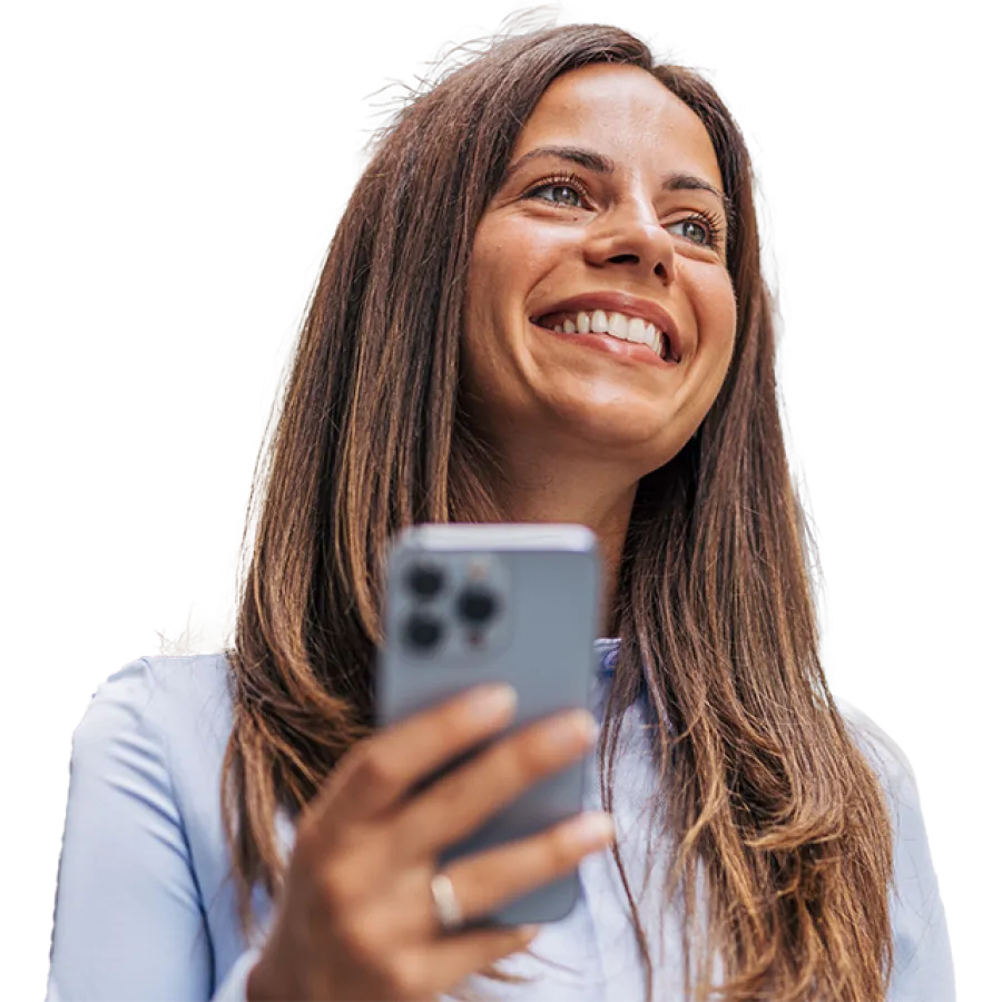 person smiling