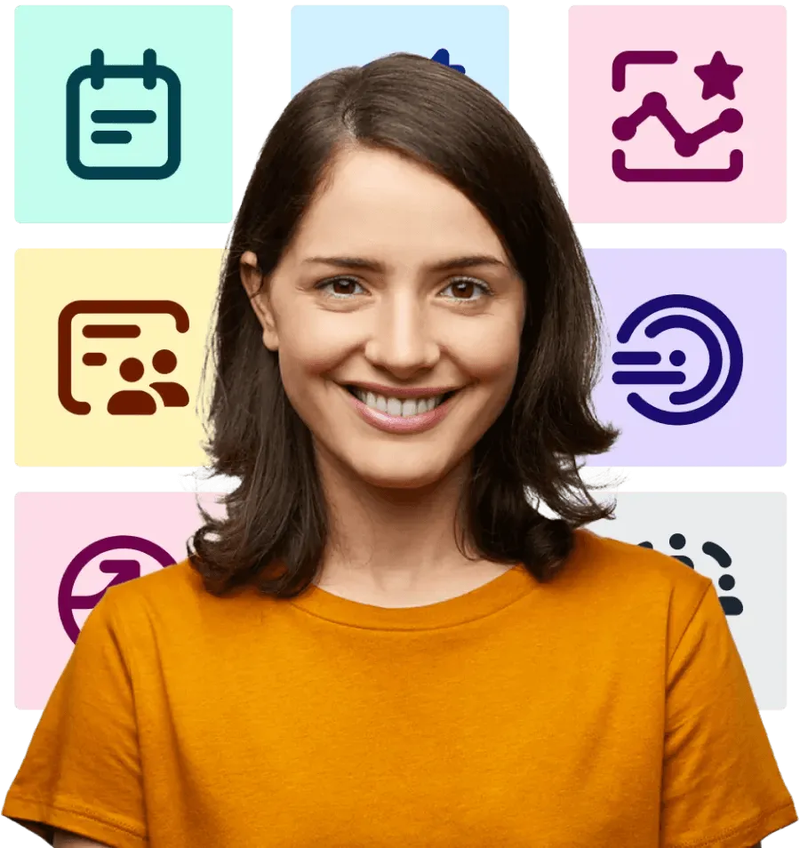 Business-Frau freut sich über effiziente Reisekostenprozesse mit SAP Concur.