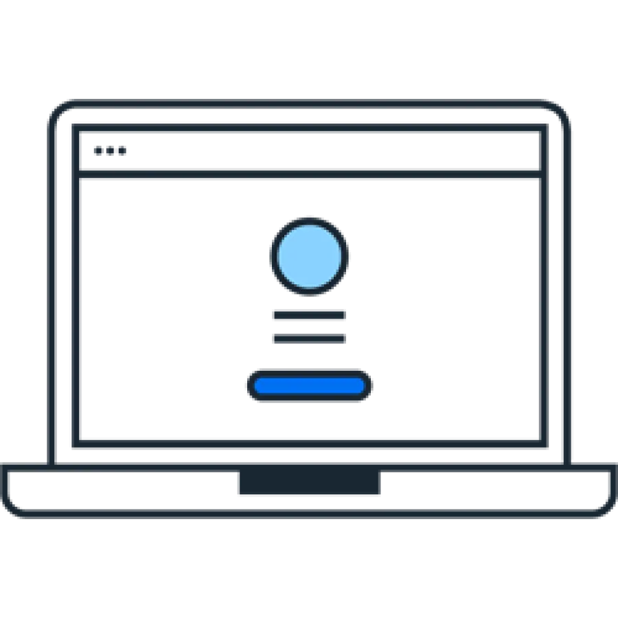 Laptop-Icon für das interaktive Live-Webinar zu Concur Expense und Joule