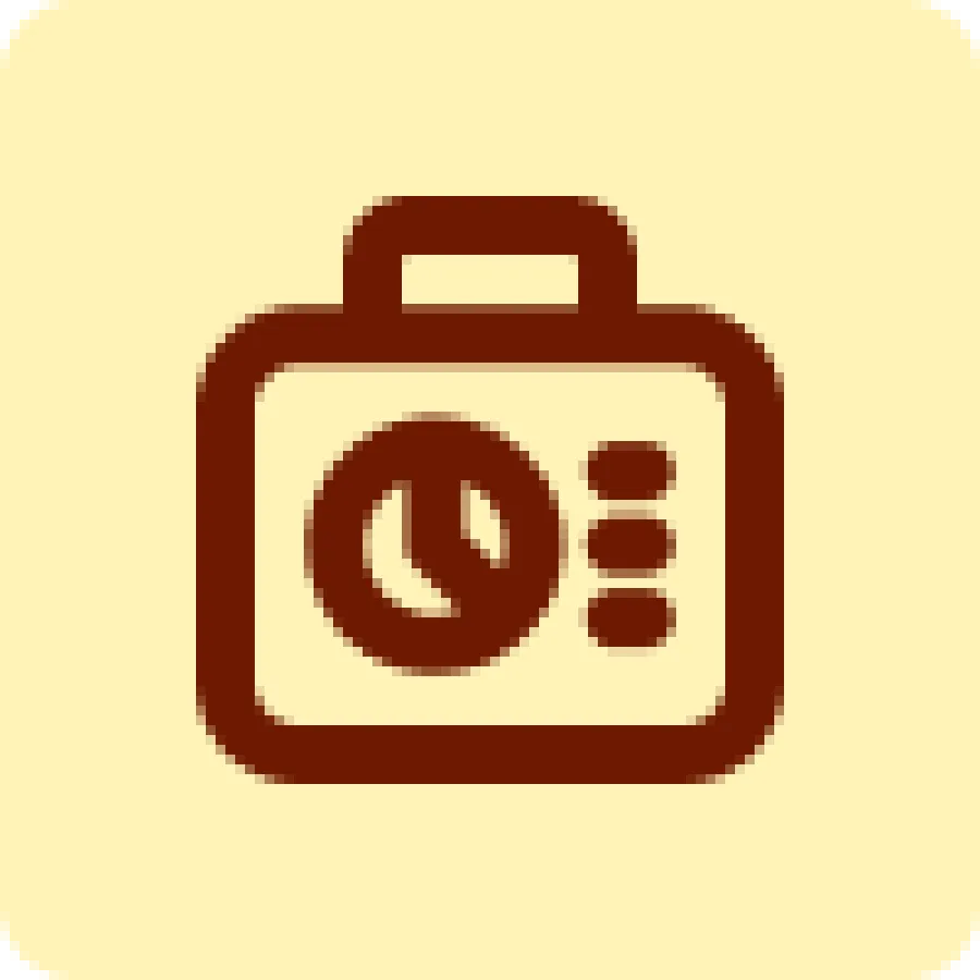 Aktenkoffer-Symbol mit Uhr symbolisiert die zeitsparenden Effizienzgewinne durch KI-gestützte T&E-Software.