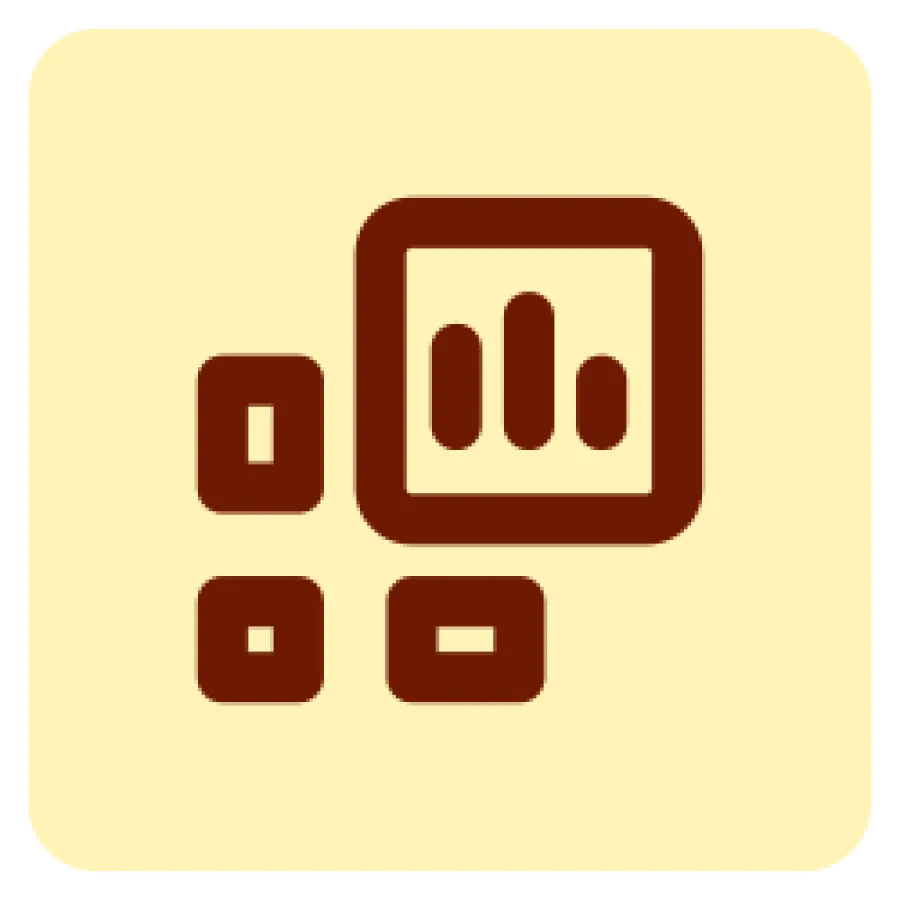 Icon für die Anpassung von Benutzerrechten und Genehmigungshierarchien.