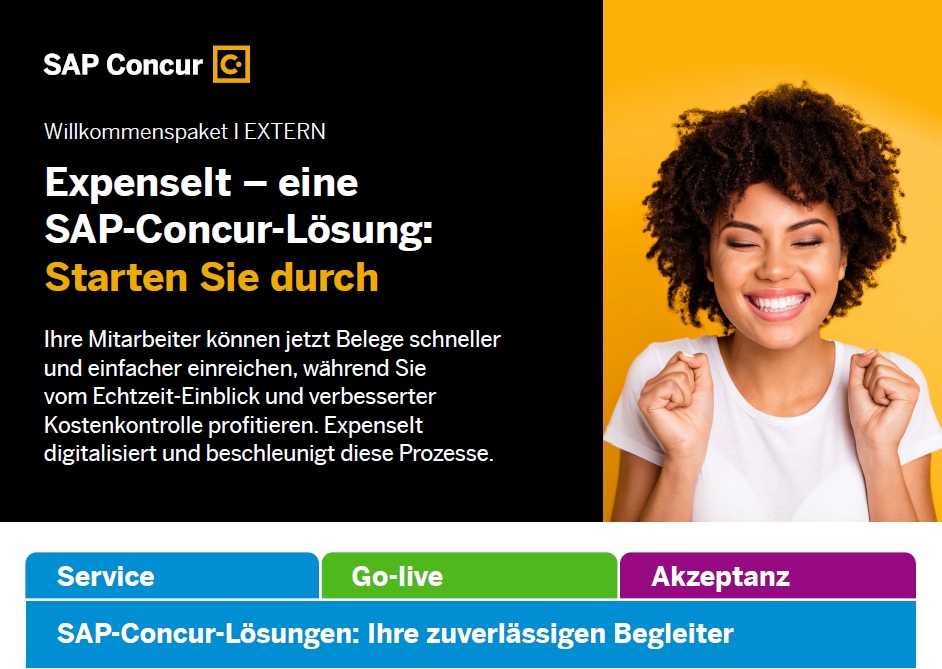 So starten Sie mit ExpenseIt von SAP Concur durch